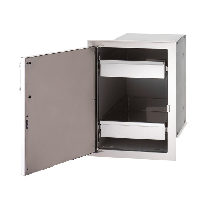 Fire Magic Select 14" Single Door with Dual Drawers