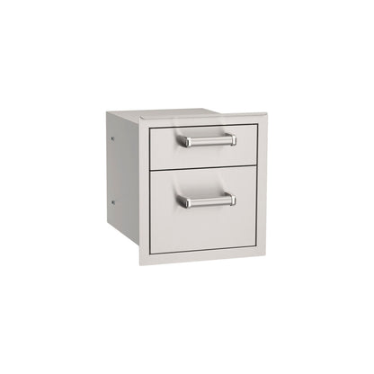 Fire Magic Premium Flush 14" Double Access Drawer With Soft Close - 53802SC