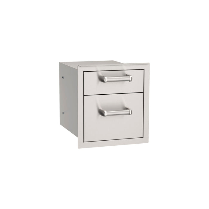 Fire Magic Premium Flush 14" Double Access Drawer With Soft Close - 53802SC