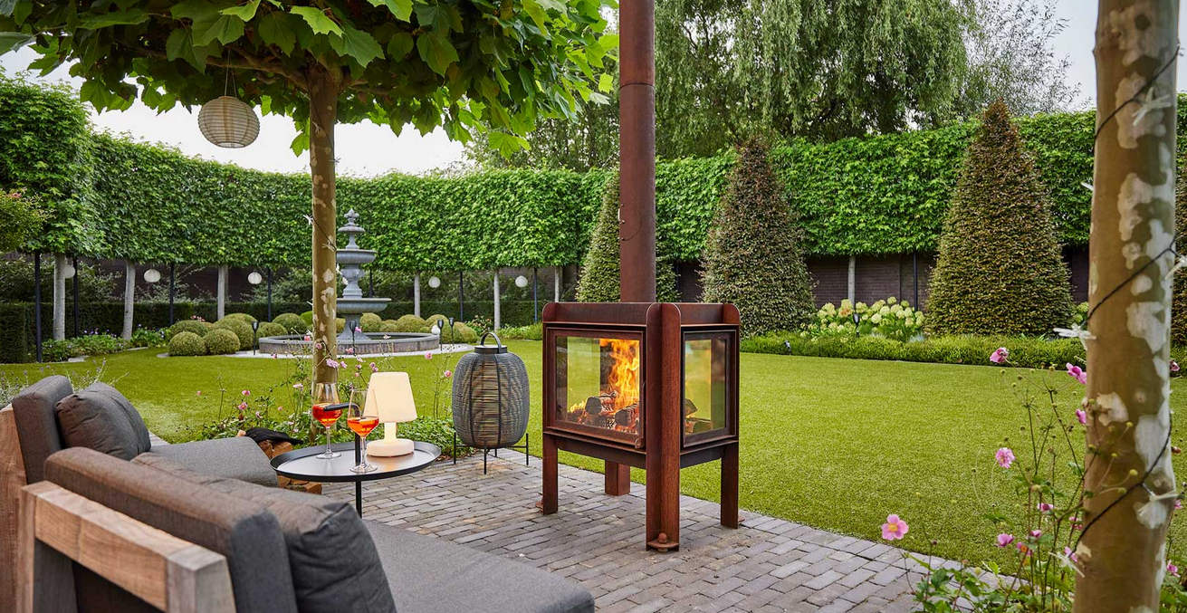 RB73 Fennek 80 4-Sided Glass Fireplace