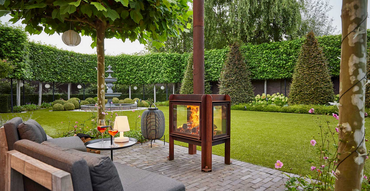 RB73 Fennek 80 4-Sided Glass Fireplace