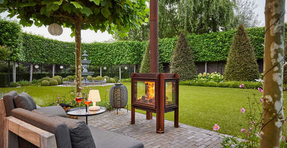 RB73 Fennek 80 4-Sided Glass Fireplace