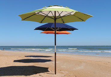 Fiberlite Julington 7.5' Octagon Hardwood Pole Umbrella - FL7.5BV