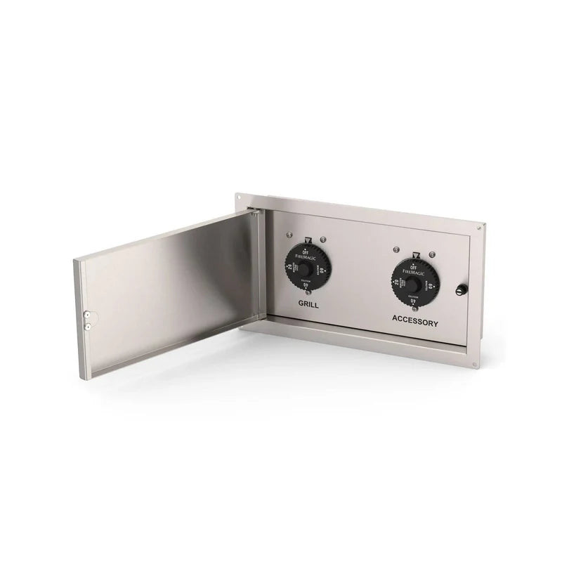 Fire Magic 3-Hour Stainless Steel Double Timer Box - 5521-14T