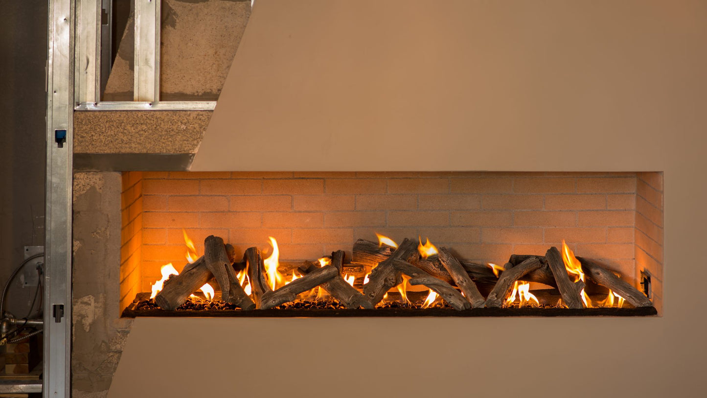 Isokern Maximus Linear 120" Gas Burning Fireplace - 82L120