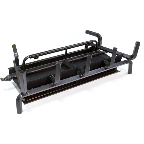 Grand Canyon Gas Logs Jumbo Slimline Indoor Vented Natural Gas Burner, LP Convertible, 24" to 120"