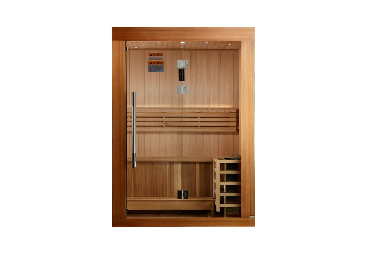 Golden Designs Updated "Sundsvall" 2 Person Traditional Sauna