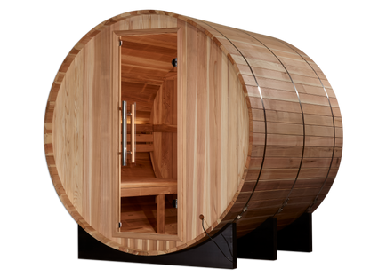 Golden Designs "Arosa" 4 Person Barrel Traditional Sauna