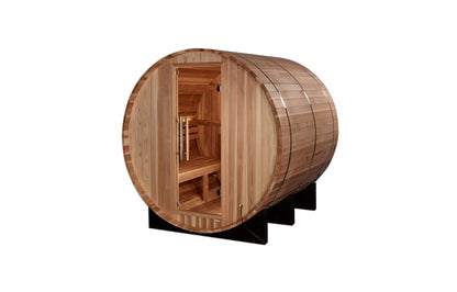 Golden Designs "Arosa" 4 Person Barrel Traditional Sauna