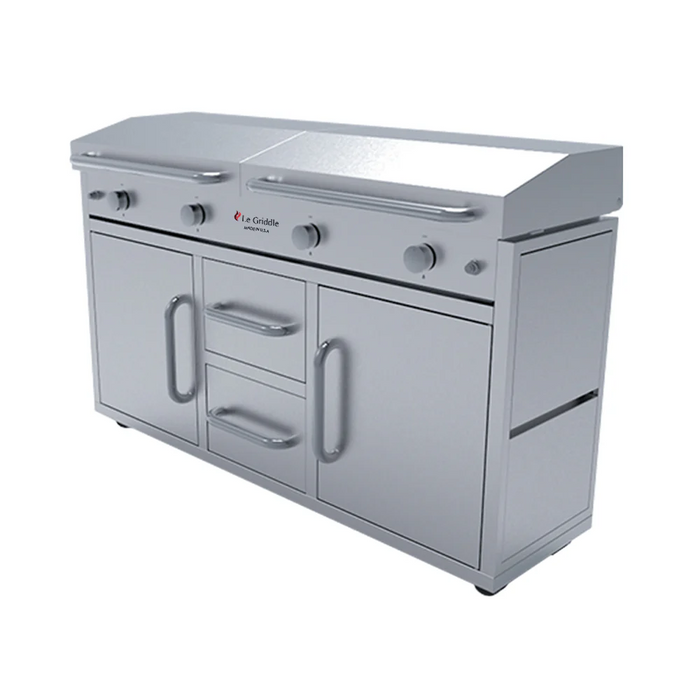 Le Griddle The Grand Texan 4 Burner Natural Gas (Cart Included) - GFE160 CK