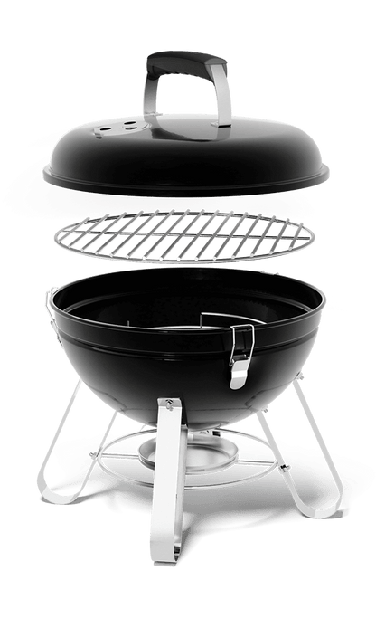Napoleon NK14 Charcoal Kettle Grill, Black - NK14K-LEG-3