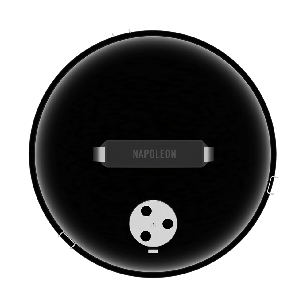 Napoleon NK14 Charcoal Kettle Grill, Black - NK14K-LEG-3