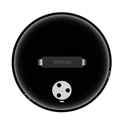 Napoleon NK14 Charcoal Kettle Grill, Black - NK14K-LEG-3