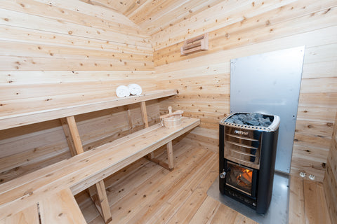 Image of LeisureCraft CT Georgian Cabin Sauna - CTC88W