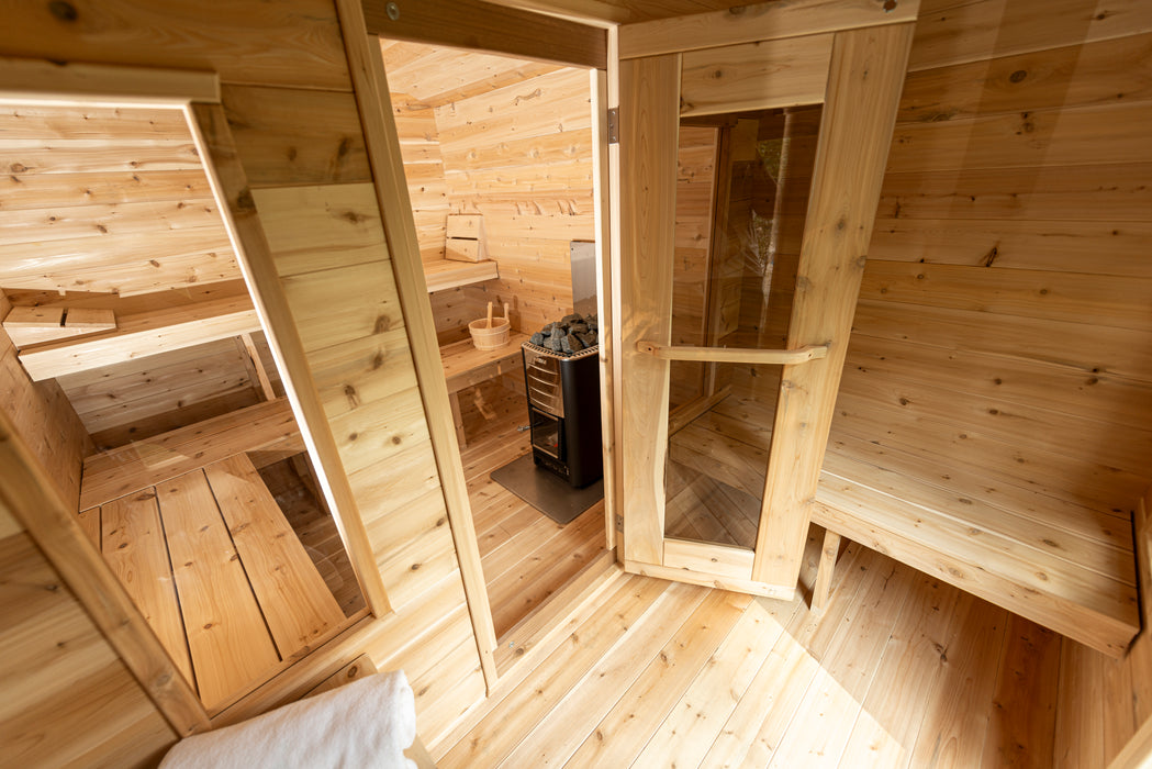 LeisureCraft Georgian Cabin Sauna with Changeroom - CTC88CW