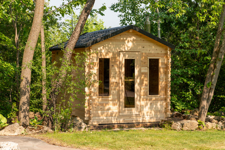 LeisureCraft Georgian Cabin Sauna with Changeroom - CTC88CW