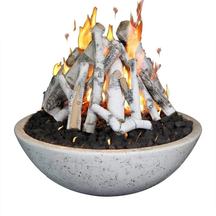 Grand Canyon Gas Logs Fire Bowl with Tee Pee Burner