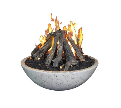 Grand Canyon Gas Logs Fire Bowl with Tee Pee Burner