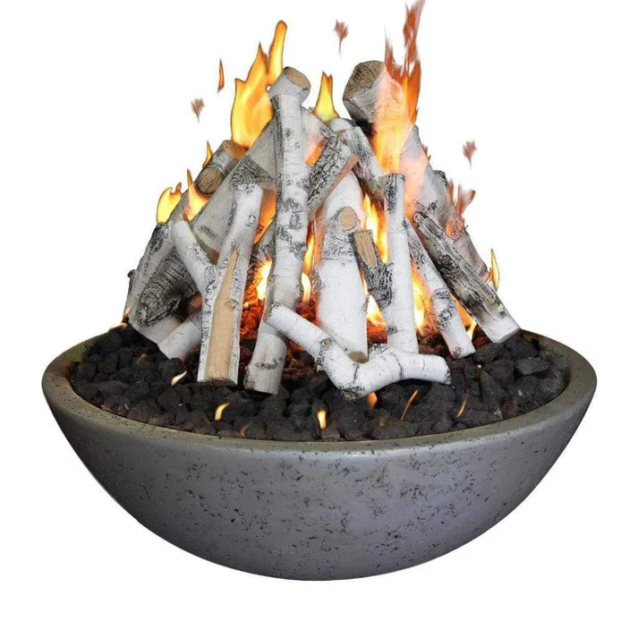 Grand Canyon Gas Logs Fire Bowl with Tee Pee Burner