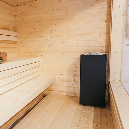 HUUM CORE Series Black Electric Sauna Heater – Up to 10.5kW