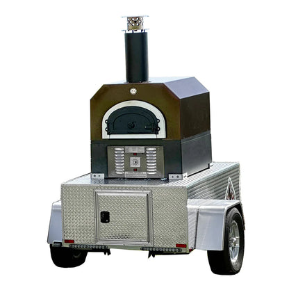 Chicago Brick Oven CBO-750 Hybrid Tailgater - Copper Vein Finish