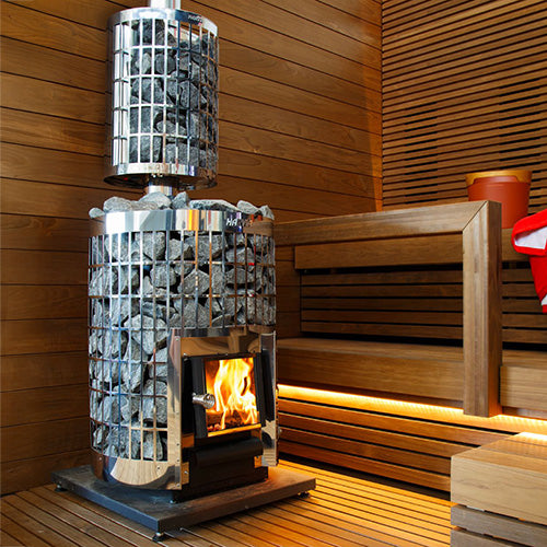 Harvia Cilindro Series 16kW Wood-Burning Sauna Stove