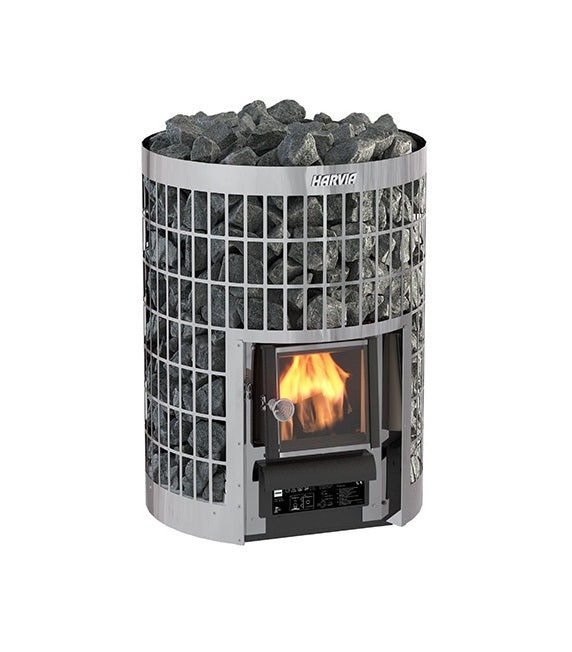 Harvia Cilindro Series 16kW Wood-Burning Sauna Stove