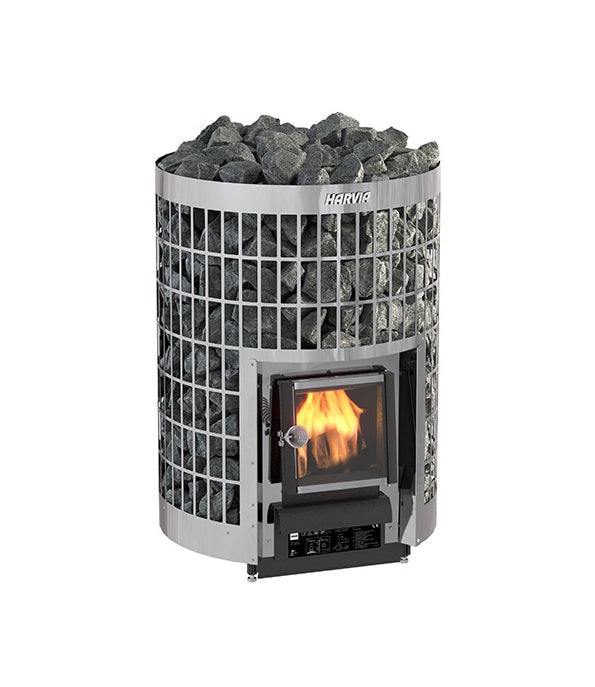 Harvia Cilindro Series 17kW Wood-Burning Sauna Stove