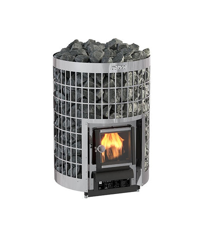Harvia Cilindro Series 17kW Wood-Burning Sauna Stove
