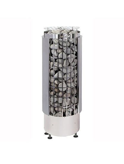 Harvia Cilindro Half Series 10.5kW Stainless Steel Sauna Heater at 240V 1PH