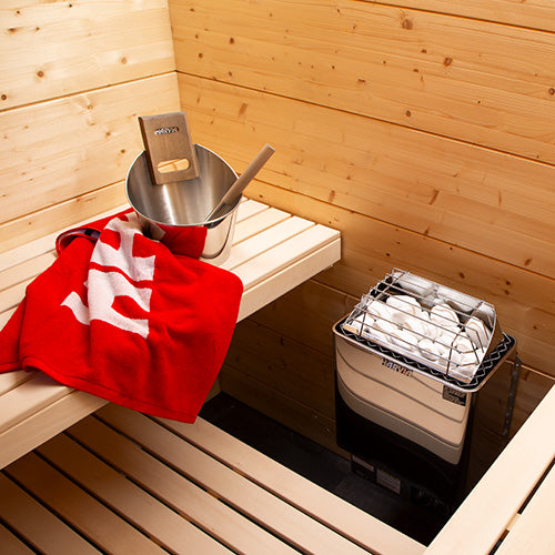 Harvia Kip Series 8kW Stainless Steel Sauna Heater, 208V 3PH / 240V 1PH