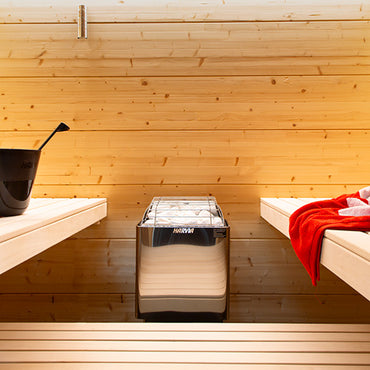 Harvia Kip Series 4.5kW Stainless Steel Sauna Heater, 208V 3PH / 240V 1PH