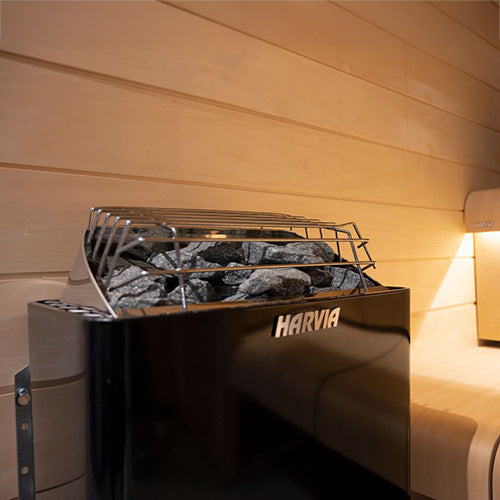 Harvia KIP Series 8kW Sauna Heater, Black