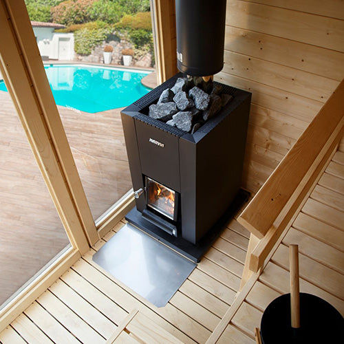 Harvia Linear Series 14.3kW Compact Wood-Burning Sauna Stove