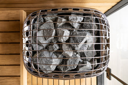 Harvia K15G Club Series 15kW Stainless Steel Sauna Heater at 240V 1PH - HRKGU1524C