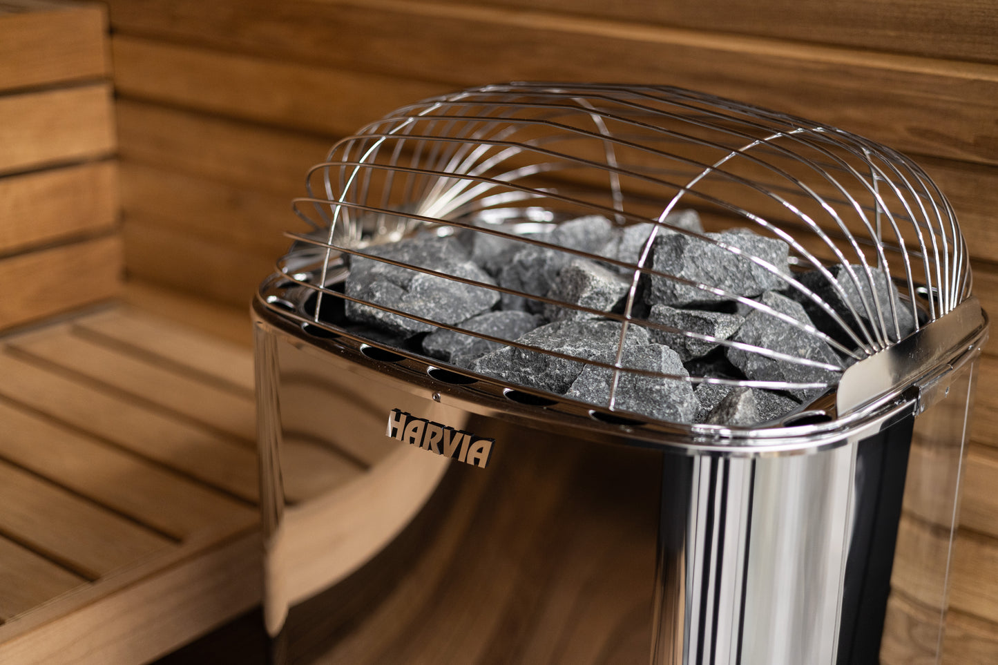 Harvia K15G Club Series 15kW Stainless Steel Sauna Heater at 240V 1PH - HRKGU1524C