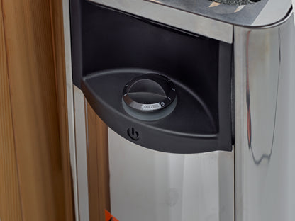 Golden Designs Kaskinen 6 Person Hybrid (PureTech™ Full Spectrum IR or Traditional Stove) Outdoor Sauna