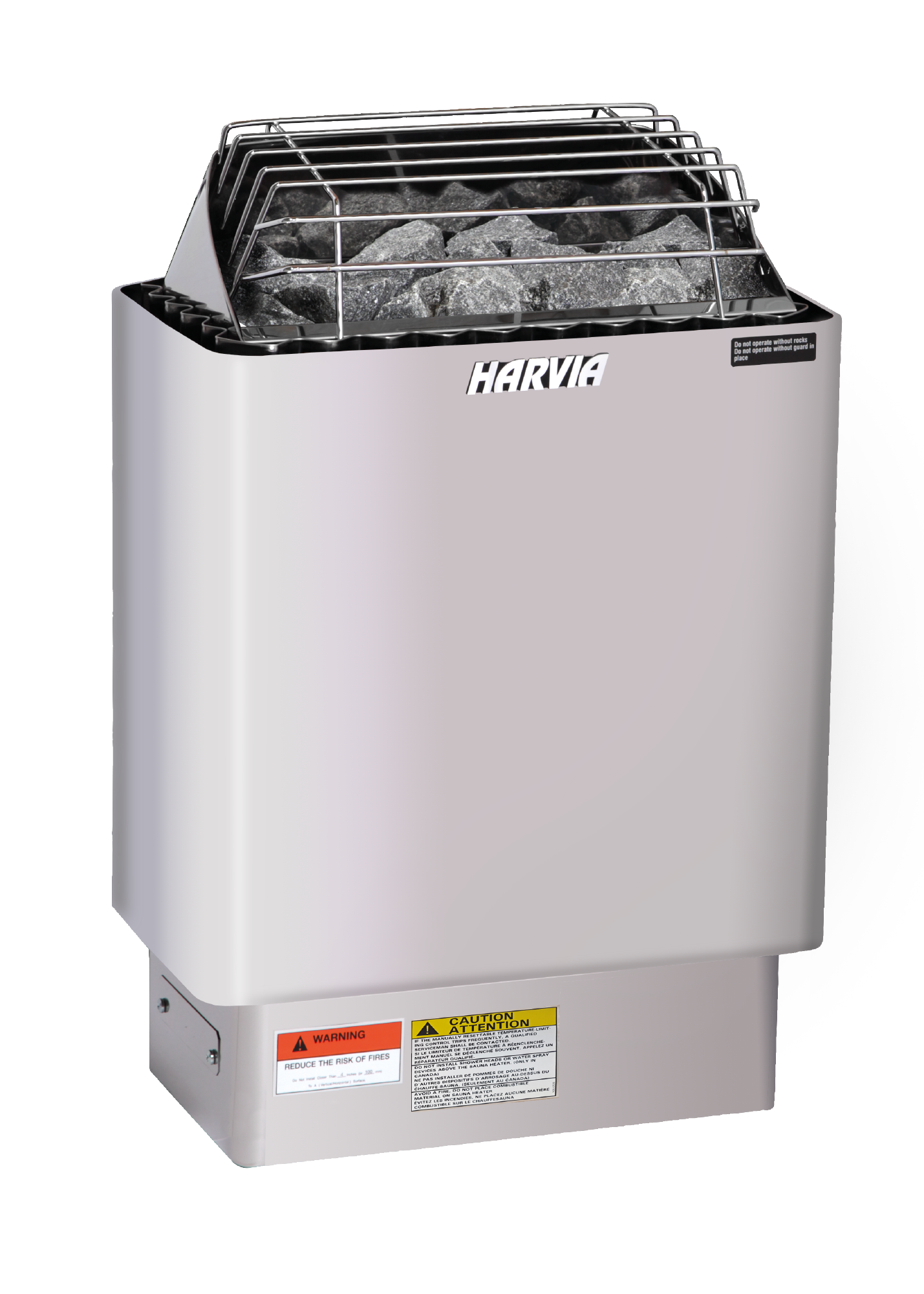 Harvia KIP60B 6kW Sauna Heater w/ Built-In Controls, Stainless Steel - JH60B2401