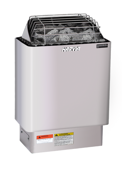 Harvia KIP60B 6kW Sauna Heater w/ Built-In Controls, Stainless Steel - JH60B2401