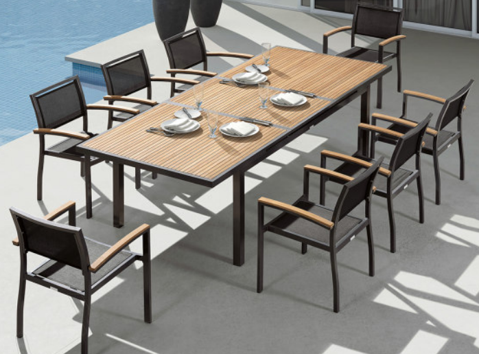 Higold Heck Extension Dining Set –  Latte - HGA-647810