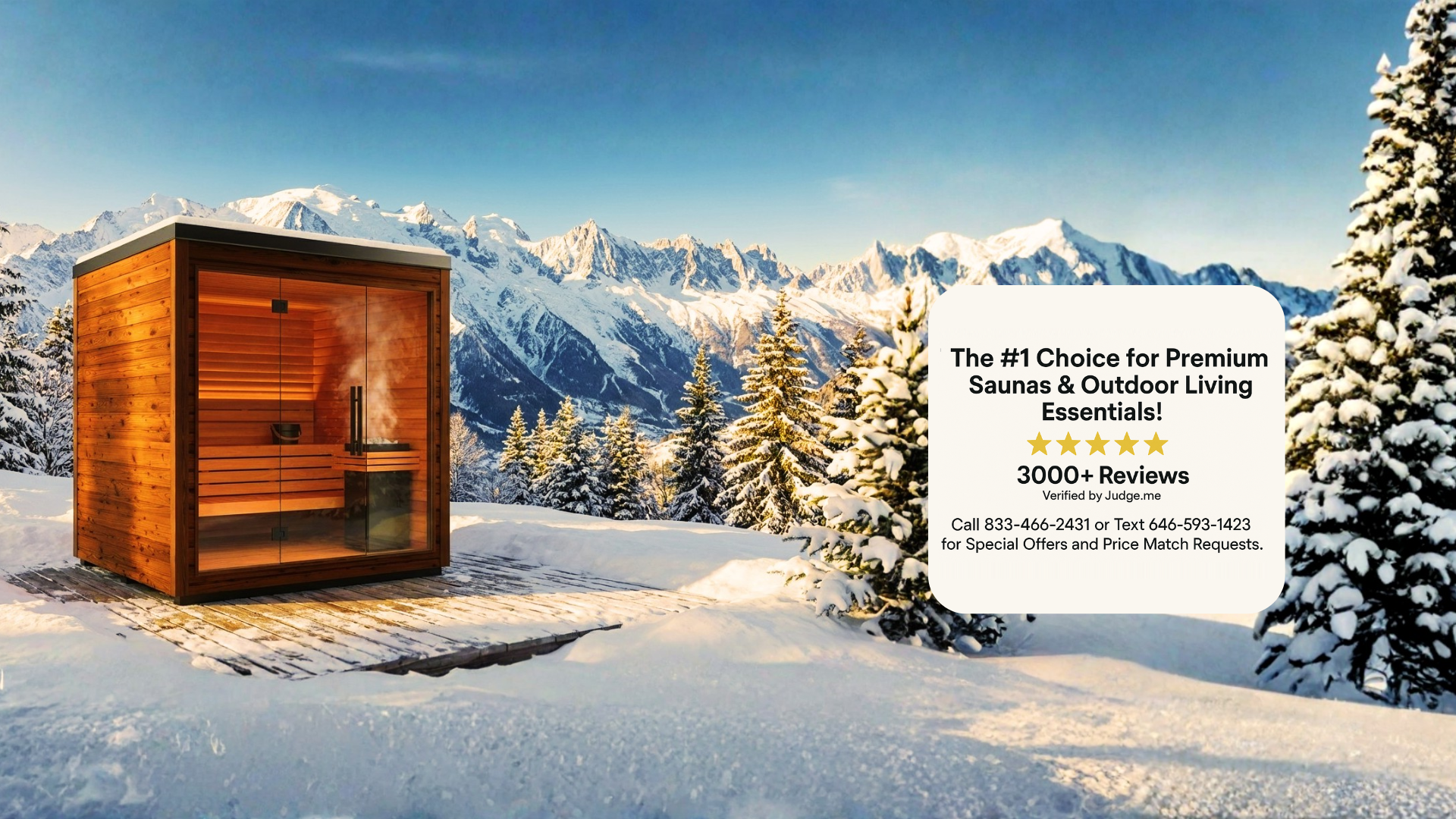The #1 Choice for Premium Saunas & Outdoor Living Essentials!
