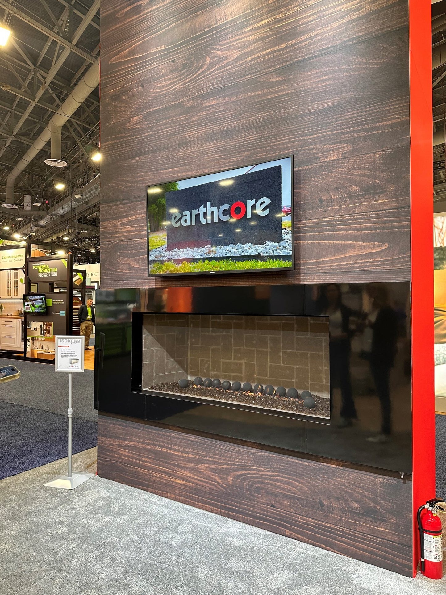 Isokern Vent Free 36" Gas Burning Fireplace - 81036