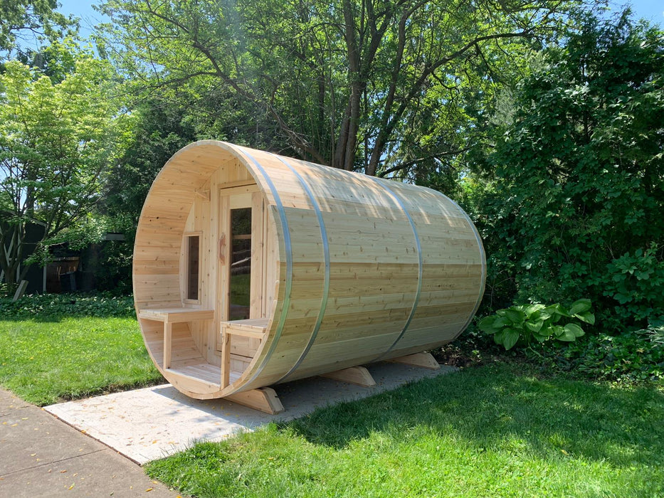 LeisureCraft Tranquility Barrel Sauna- CTC2345W