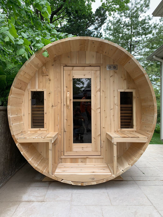 LeisureCraft Tranquility Barrel Sauna- CTC2345W