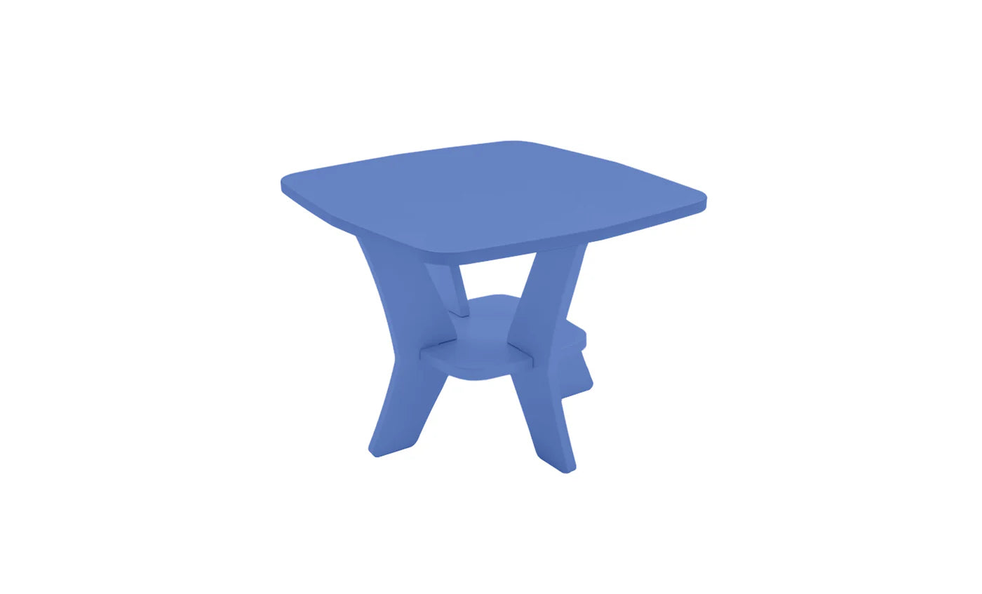Ledge Lounger Mainstay Square Side Table (Available in 8 Resin Colors) - LL-MS-ST-SQ-SB