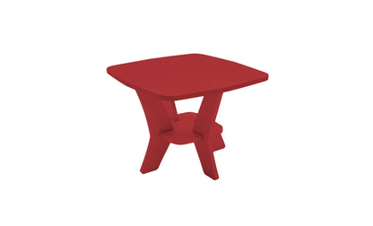 Ledge Lounger Mainstay Square Side Table (Available in 8 Resin Colors) - LL-MS-ST-SQ-SB
