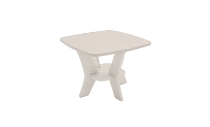 Ledge Lounger Mainstay Square Side Table (Available in 8 Resin Colors) - LL-MS-ST-SQ-SB