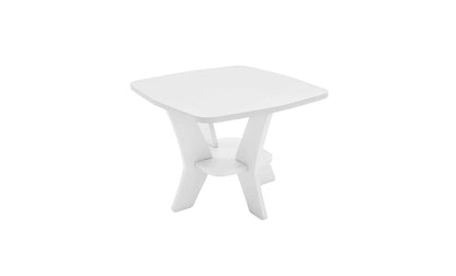 Ledge Lounger Mainstay Square Side Table (Available in 8 Resin Colors) - LL-MS-ST-SQ-SB