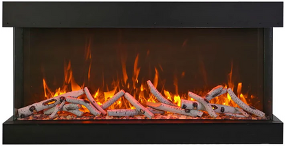 Amantii Trv View Extra Tall  - 72" Indoor / Outdoor 3 Sided Electric Fireplace Featuring  22" Height-72-TRV-XT-XL