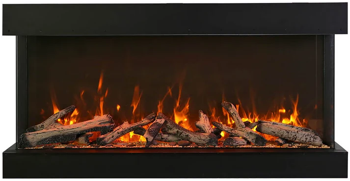Amantii Trv View Extra Tall  - 60" Indoor / Outdoor 3 Sided Electric Fireplace Featuring  22" Height-60-TRV-XT-XL